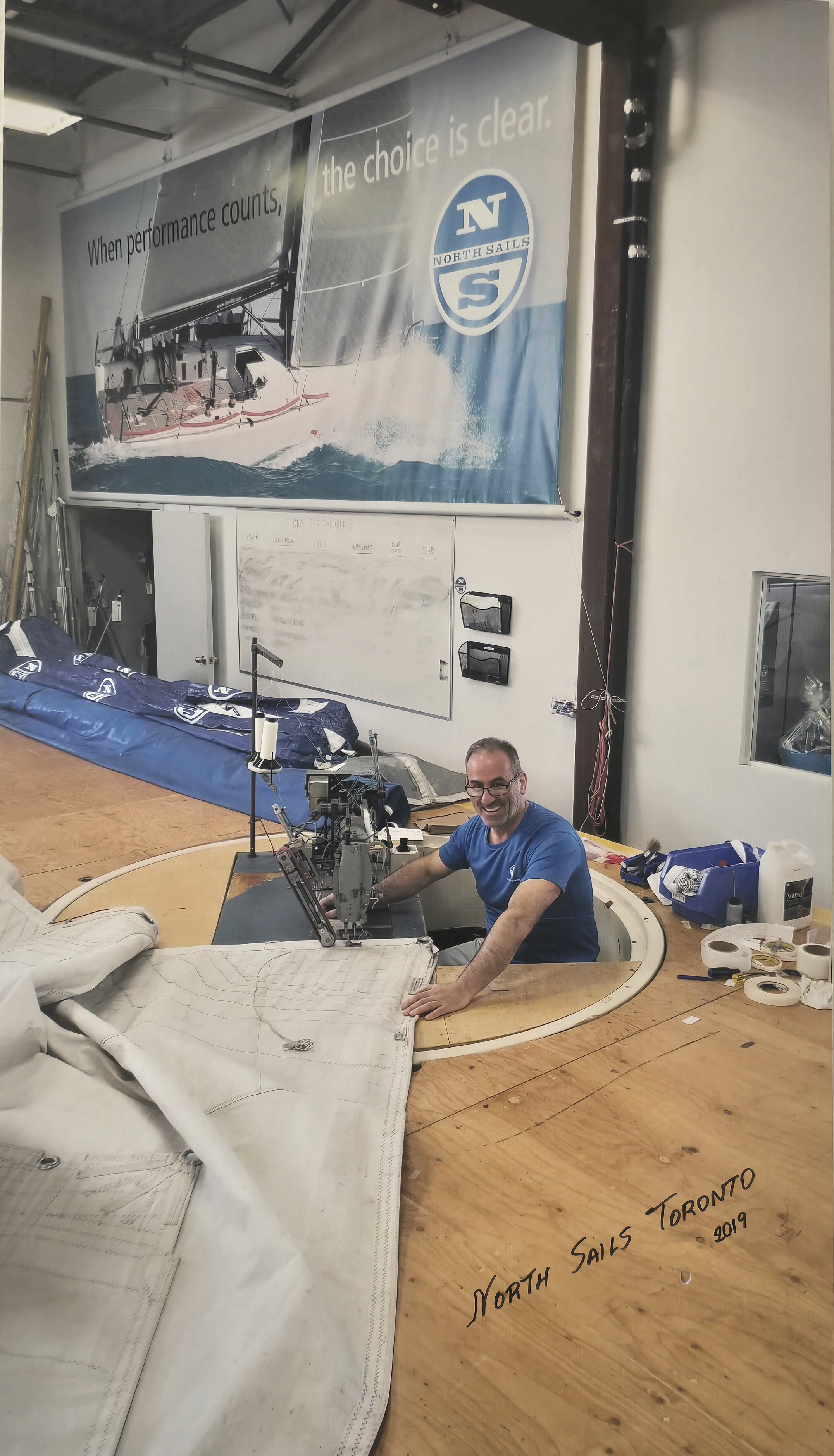 Michalis Prouzos at work