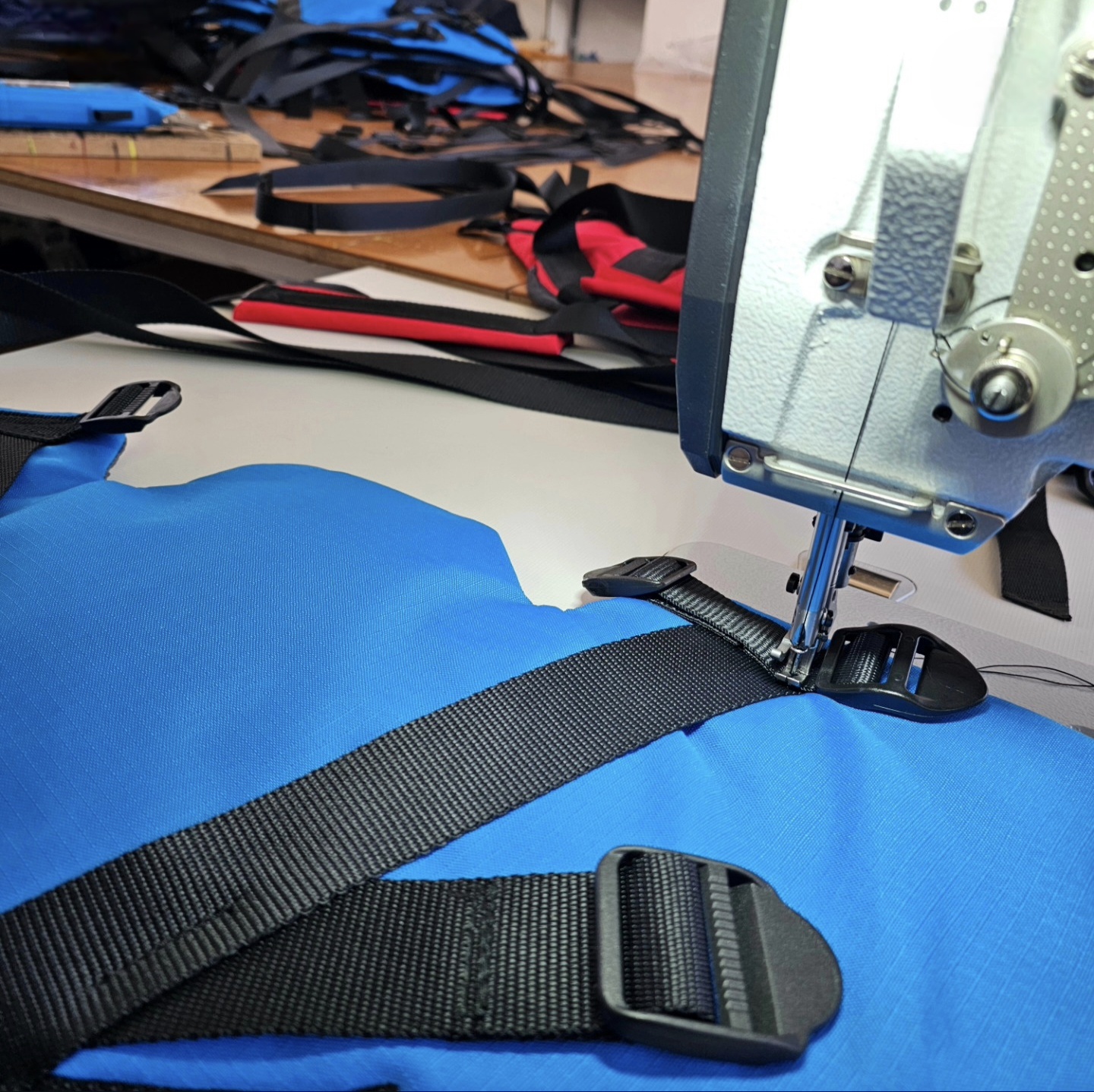 Sewing a custom harness