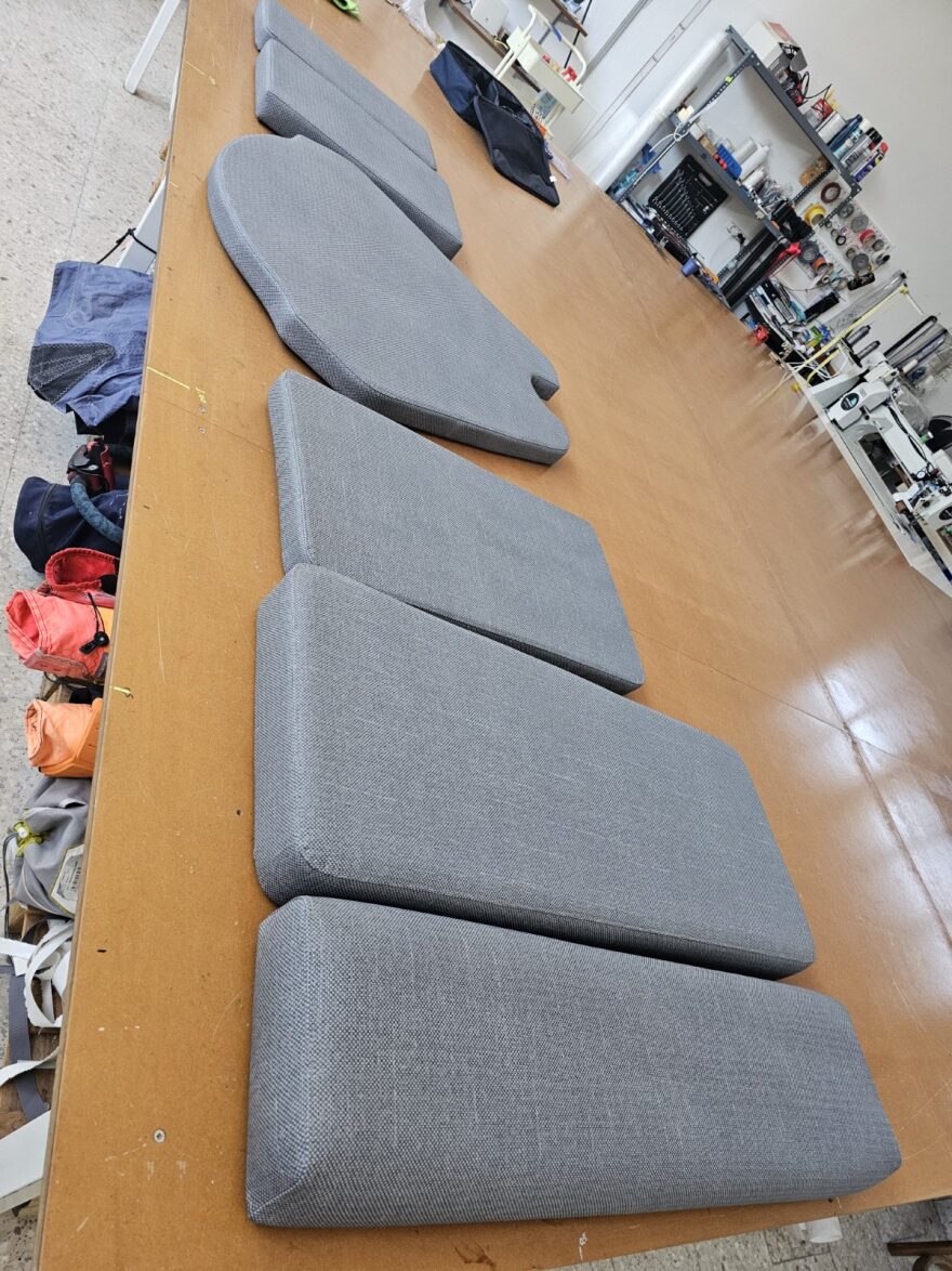 Custom boat cushions