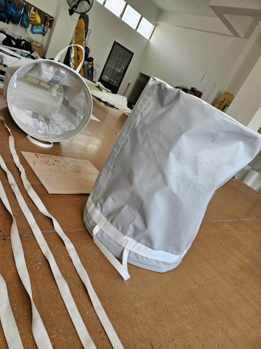 Custom fabricated bag