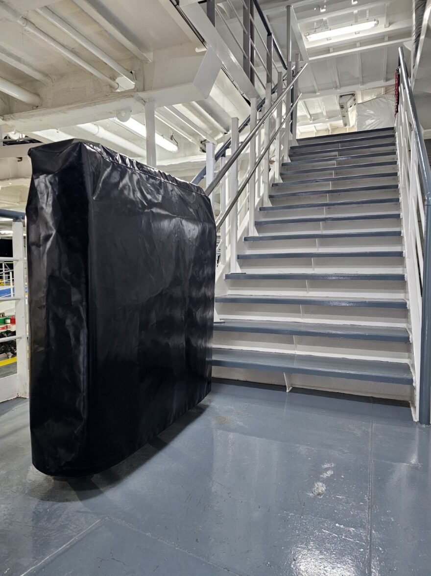 Custom marine cover