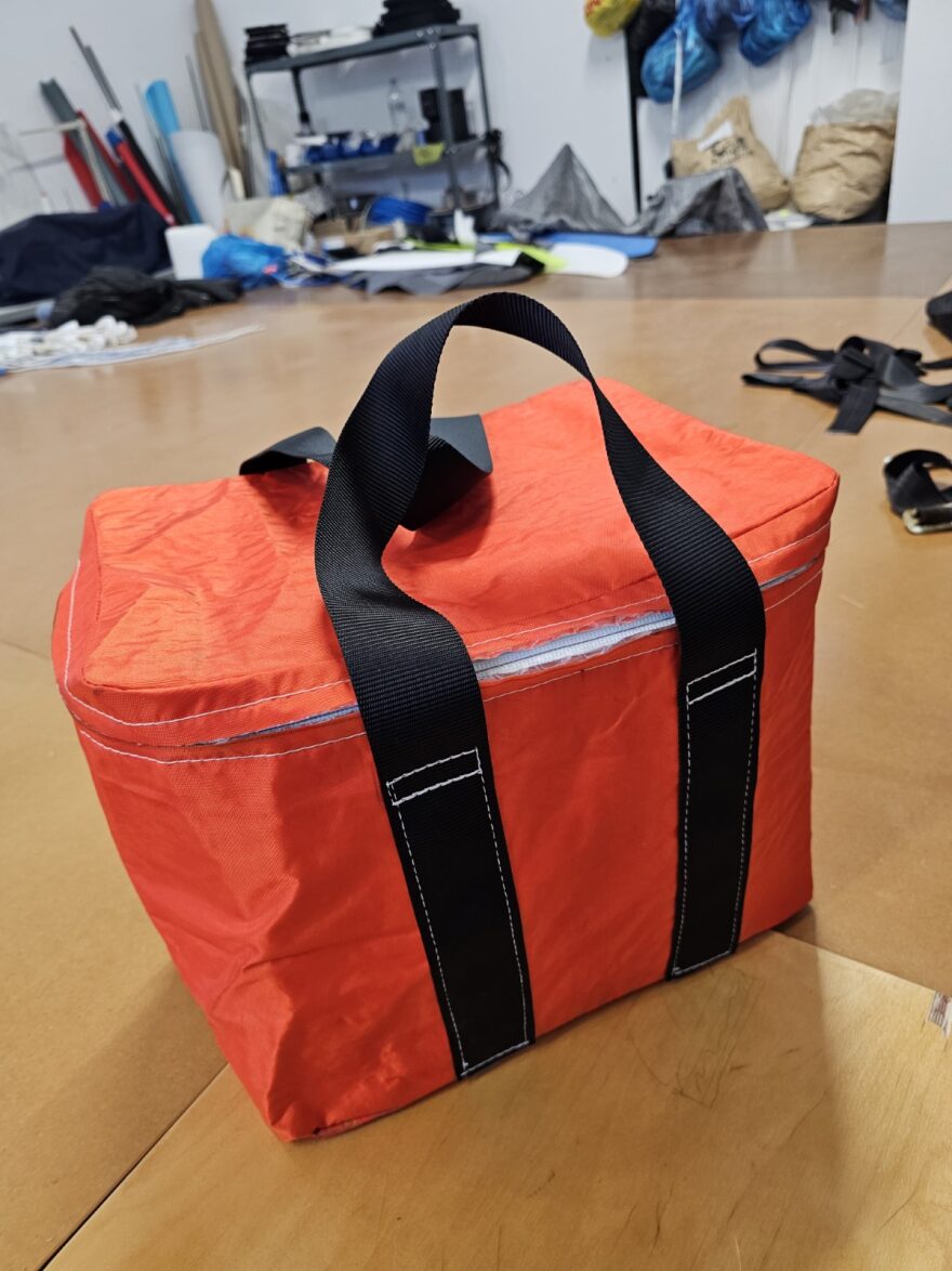 Custom orange cooler bag